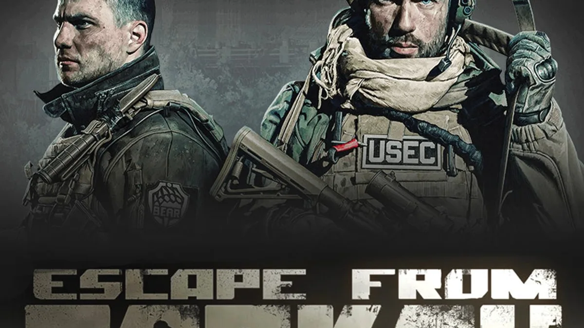 Escape from Tarkov cover art from IGN-style game media for a player guide