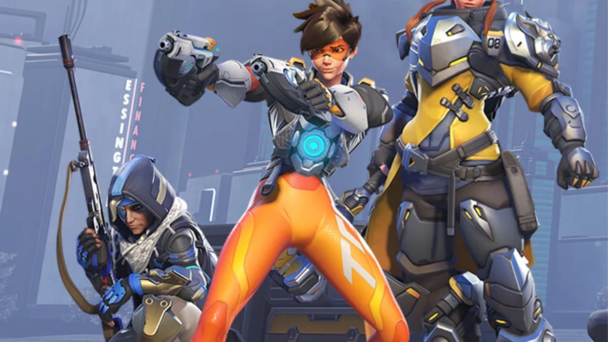 Overwatch 2 cover art from IGN-style game media for a player guide
